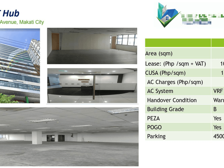 2251 IT Hub PEZA Chino Roces Makati Office Space for Rent Lease