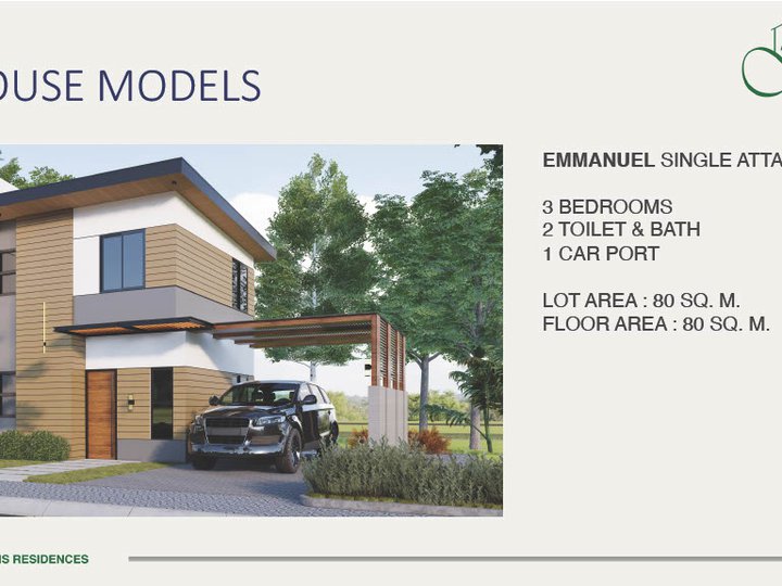 Emmanuel 3-bedroom Single Attached House For Sale in Lipa Batangas