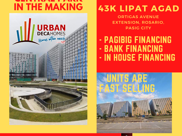 30.6 sqm 2-bedroom Condo for Sale in Ortigas, Pasig Metro Manila
