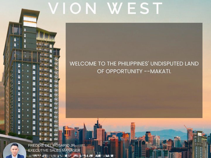 1BR Unit for Sale at Vion West Edsa corner Chino Roces Ave Makati City