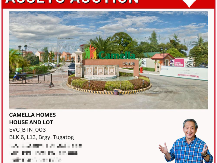 CAMELLA HOMES ORANI HOUSE AND LOT