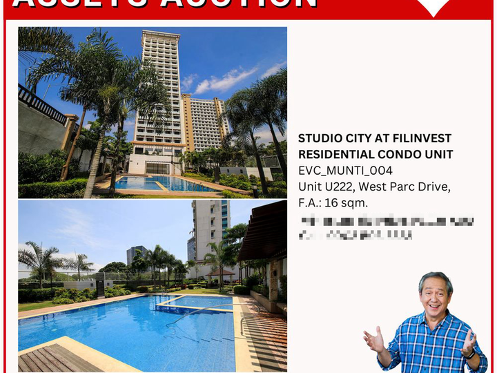 STUDIO CITY AT FILINVEST  RESIDENTIAL CONDO UNIT