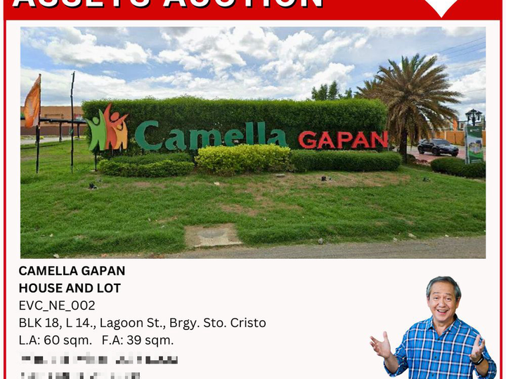 CAMELLA GAPAN HOUSE AND LOT