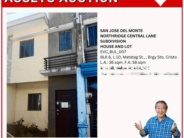 SAN JOSE DEL MONTE NORTHRIDGE CENTRAL LANE SUBDIVISION HOUSE AND LOT