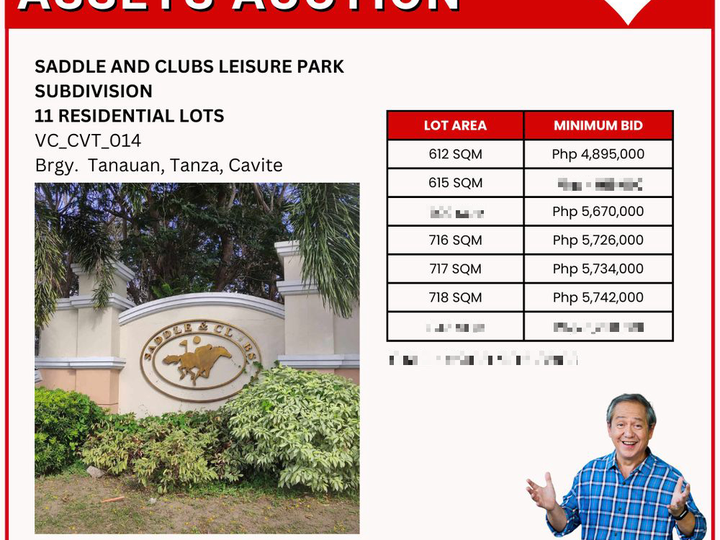 SADDLE AND CLUBS LEISURE PARK  SUBDIVISION  11 RESIDENTIAL LOTS