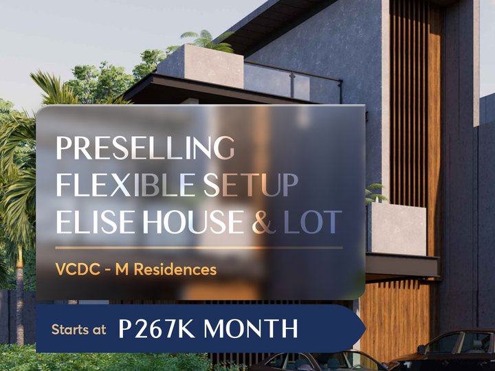 EXPANDABLE CONFIGURATION ELISE HOUSE & LOT at M RESIDENCES on KATIPUNAN AVE. QUEZON CITY!