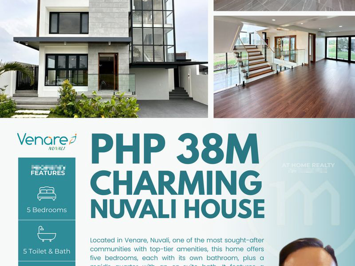 Charming House with 5 Beds & 5 Baths in Nuvali