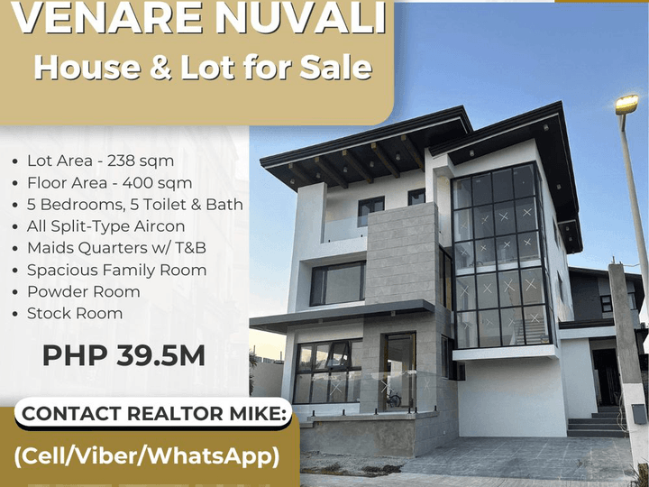 5-Bedroom Venare NUVALI House and Lot for Sale