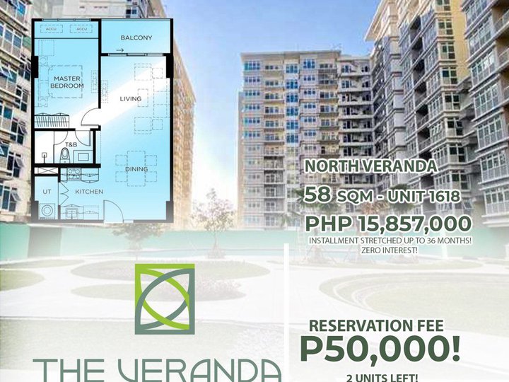 58.00 sqm 1-bedroom Condo For Sale in Taguig Metro Manila