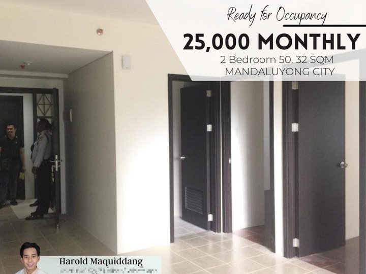 Perpetual Ownership in Mandaluyong facing Amenities 2-BR 50.32 sqm