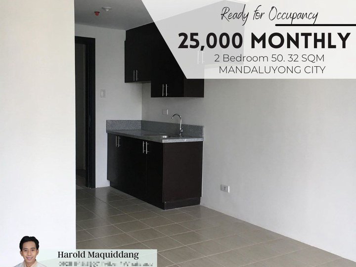 25K Monthly 2BR 50 sqm in Boni Mandaluyong along Edsa Rent to Own