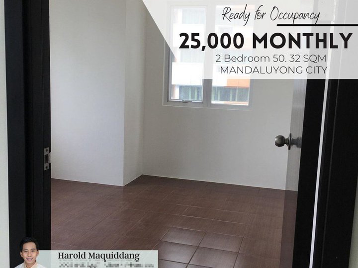 Condo in Mandaluyong 2-bedrooms 50.32 sqm 25K Monthly No Down Payment