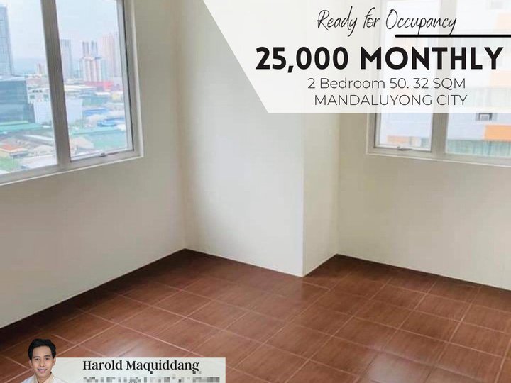 RFO 50.32 sqm 2-bedroom Condo Rent-to-own thru Pag-IBIG in Pioneer
