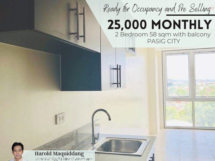 NO DOWN PAYMENT Condo in Pasig 14K Monthly 1-BR 27 sqm (PRE SELL)