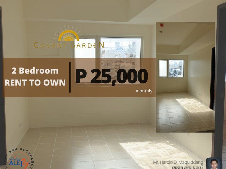Condo RFO in Sta. Mesa Manila 25K Monthly 2-BR, 2 Baths Rent-to-own