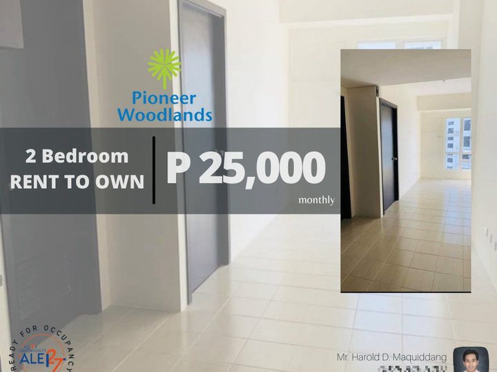 Condo in Boni Mandaluyong 2024 Turnover 26K Monthly 2-BR 50 sqm