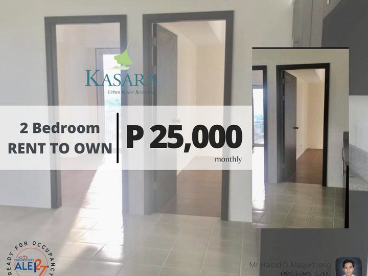 Condo in Ortigas Pasig 25,000 monthly 2-BR 58 sqm w/ balcony