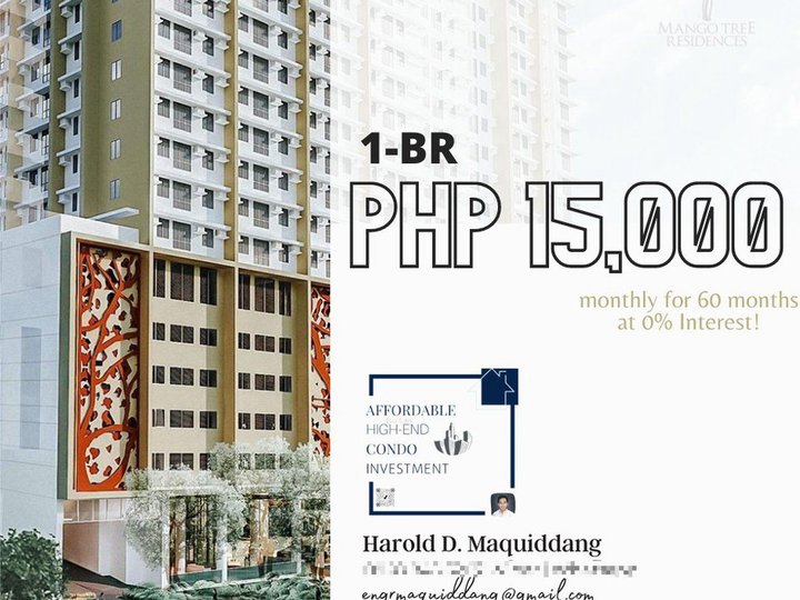 Pre-selling 33.00 sqm 1-bedroom Condo For Sale thru Pag-IBIG