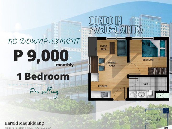 Property Investment P9,000 month 1 Bedroom PRE SELLING 2025-Turnover