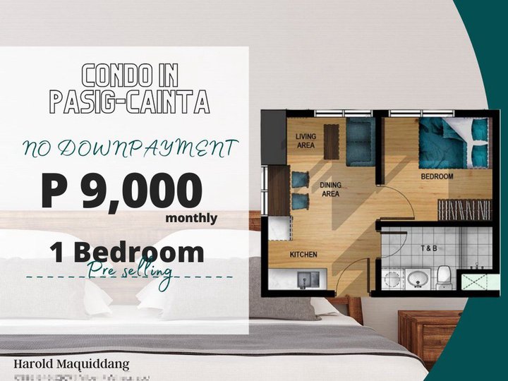 Studio P6,000 ma. 1 Bedroom P9,000 month Elevated Condo in Pasig City