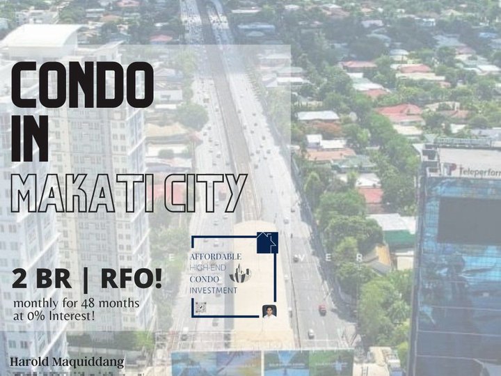 Affordable Condo in Makati 30,000 monthly 2-BR 38 sqm Pet Friendly