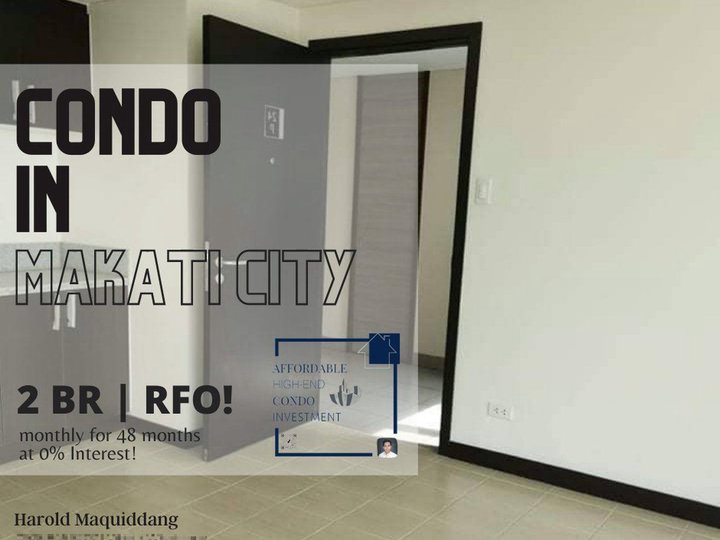 Condo in Makati facing BGC Ready for Occupancy 2 Bedrooms 38 sqm
