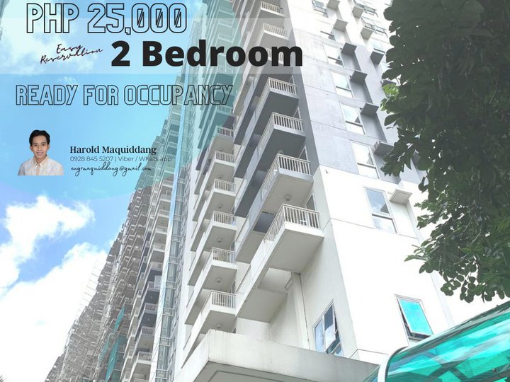 RFO READY P20,000 to reserve 2 bedrooms with balcony 58 sqm