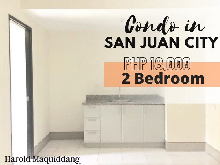 2 Bedroom P18,000 monthly in San Juan City near LRT 2 Gilmore Station