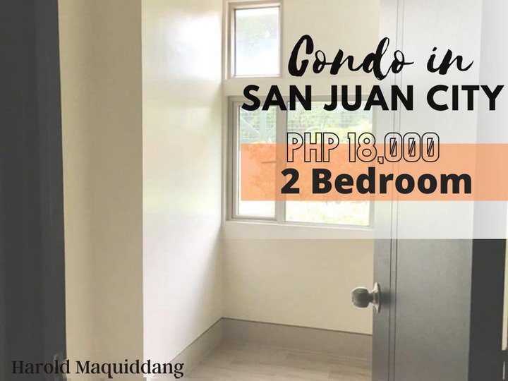Condo in San Juan 18,000 monthly for 2-BR 30 sqm Flat Type Rent to Own