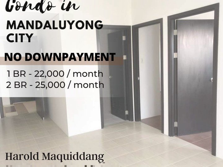 Condo in Mandaluyong City 2 Bedrooms 50 sqm Turnover 2024 No Cashout