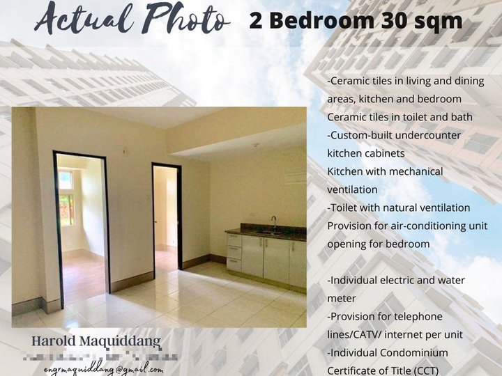 Pet Friendly 2 Bedrooms in New Manila Php 18,000 month Rent to Own