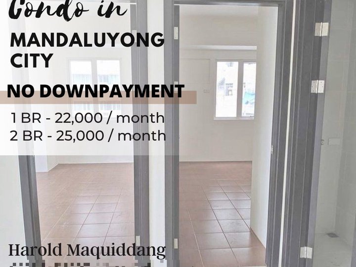 No Spot Cashout 2-BR 50 sqm in Mandaluyong facing Sunset turnover 2024