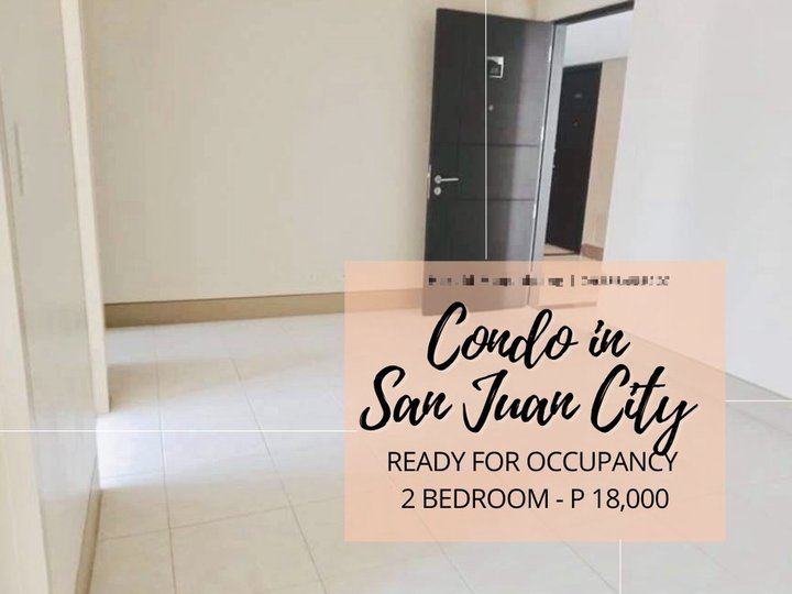 Condo Ready for Occupancy 2-BR in San Juan 18K Monthly