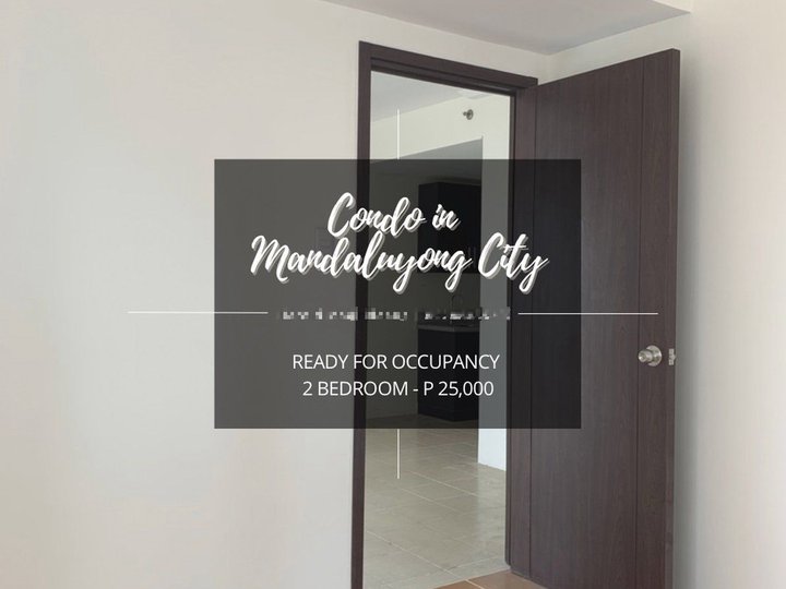 2 BR CONDO FOR SALE IN MANDALUYONG 26k per month - NO DP