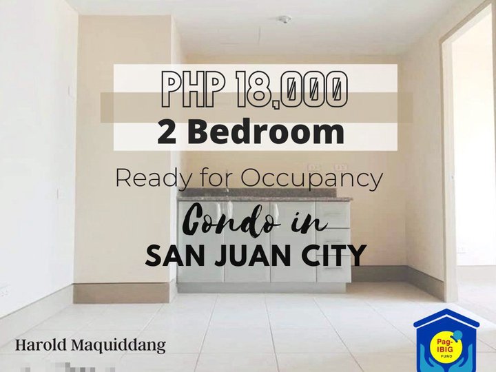 Mid Rise Condo in San Juan 2-BR 30 sqm Rent to Own 18K Month