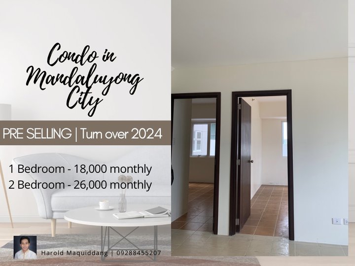 Condo in Mandaluyong 25K Monthly 2-BR 50.32 sqm near SM Light Mall