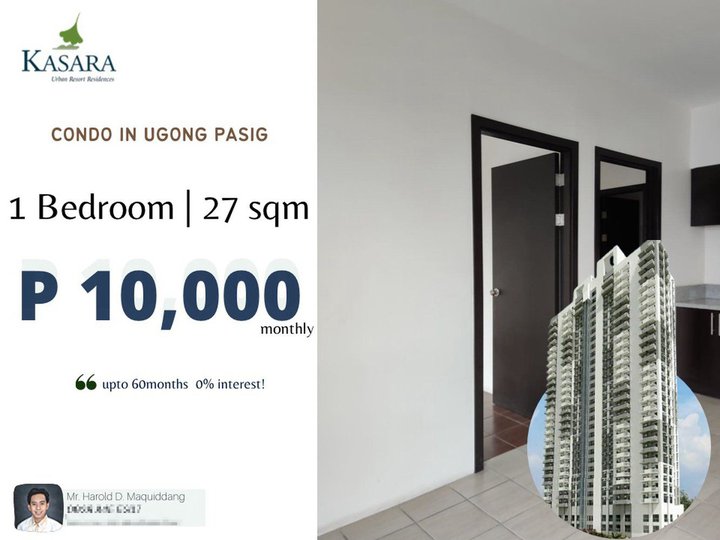 Condo RFO in Pasig City 1 Bedroom for Sale 28 sqm in Pasig