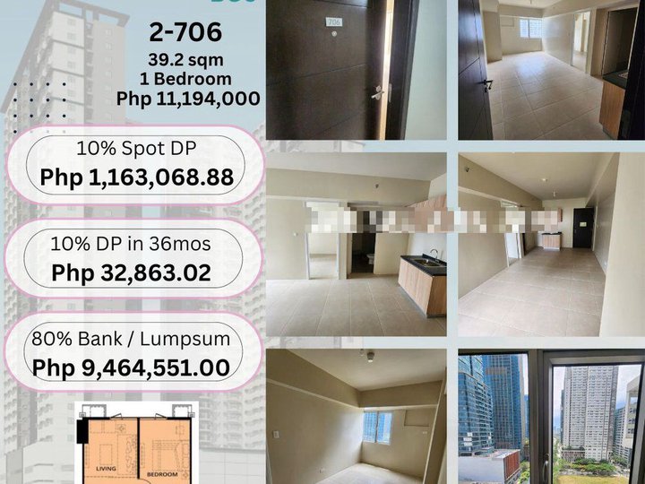 For Sale Reopen 1BR BGC Condo, Avida Turf, 9th Ave, Taguig