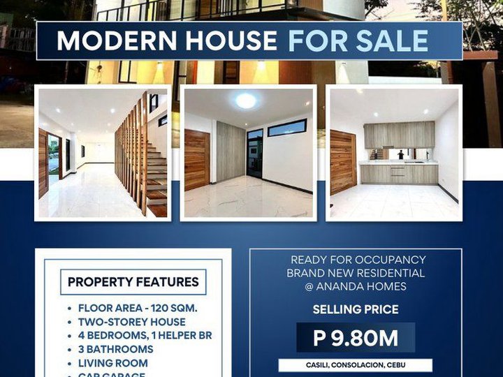 Brand New 2 Storey House for Sale in Casili, Consolacion, Cebu