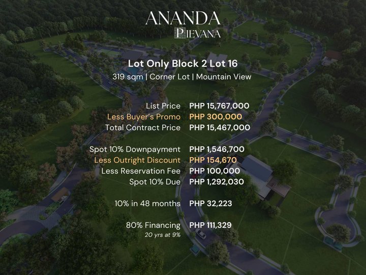 Pre Selling Residential Lot in Santo Tomas Batangas