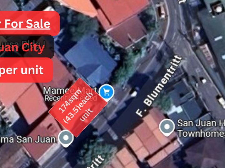 San Juan City Commercial Property Space For Sale in F. Blumentritt San Juan City