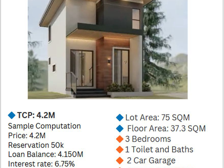 RUBY LOFT 75 SQM LOT AREA 3BR PROPERTY IN ANTIPOLO