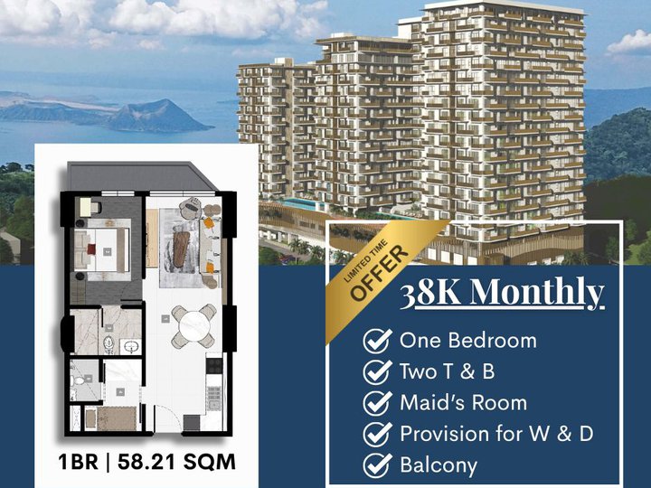 Property for sale in tagaytay with Taal lake view