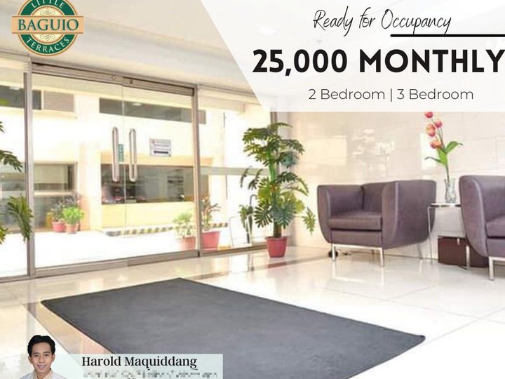 Condo in New Manila P25,000/month 2-BR & 3-BR | Ready to Move In