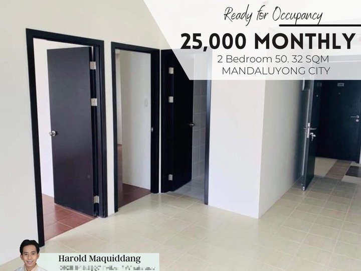 Ready for Occupancy 25000 MONTHLY | 2 Bedroom 50.32 sqm MANDALUYONG