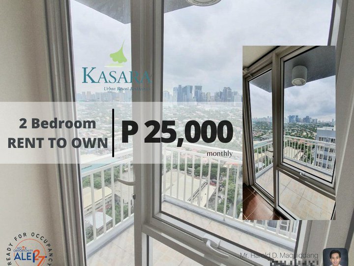 RENT TO OWN 5% DP in Ortigas Pasig 2-Bedroom with balcony (58.68 sqm)