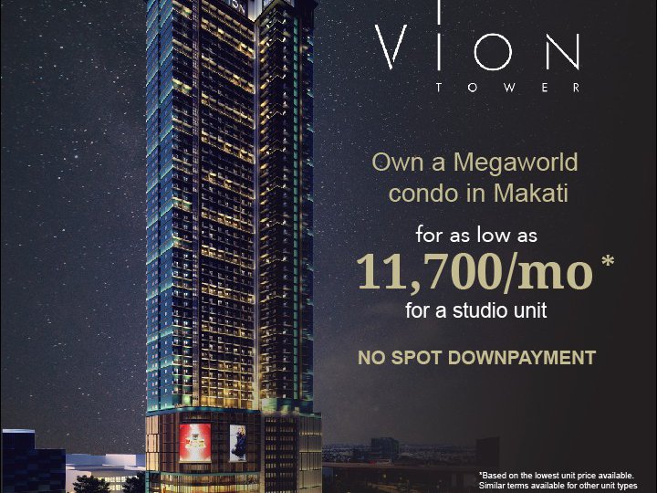 VION TOWER BY MEGAWORLD |CONDO FOR SALE IN MAKATI METRO MANILA