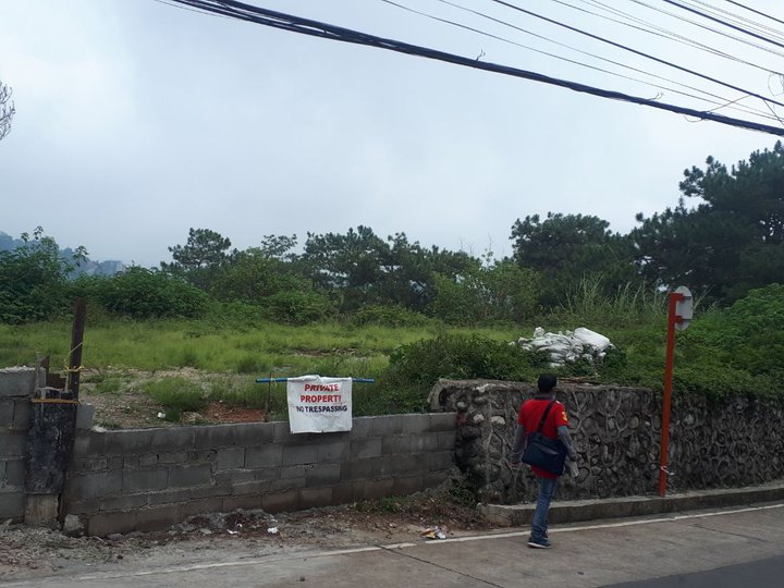 BAGUIO CITY LOT FOR SALE ALONG HIGHWAY