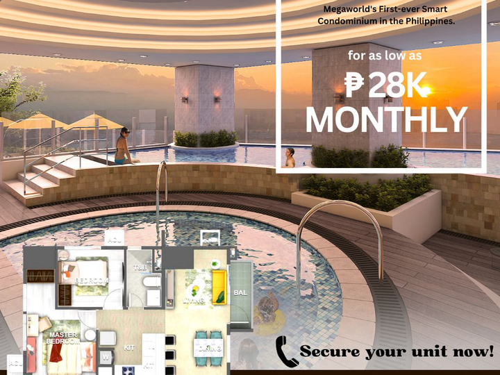 Newly Launched Preselling 2BR Vion West Makati|Megaworld Premier Ph