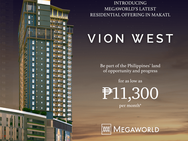 VION WEST Newly launched  Condo  in Makati by Megaworld